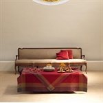 Petit Carré Déco Bosphore Velours 1,20 m Le Jacquard Français